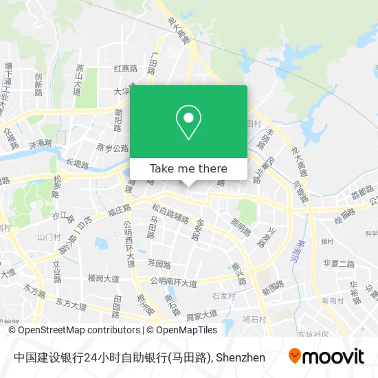 中国建设银行24小时自助银行(马田路) map