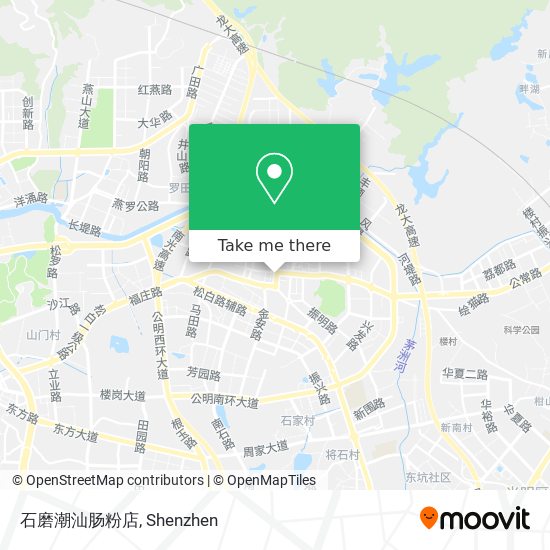 石磨潮汕肠粉店 map