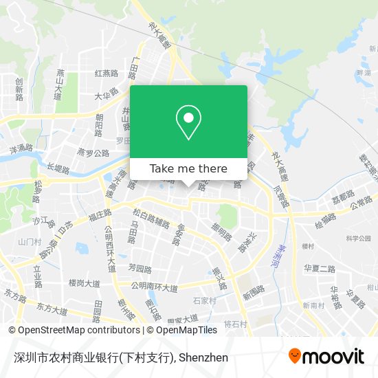 深圳市农村商业银行(下村支行) map