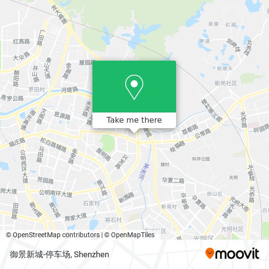 御景新城-停车场 map
