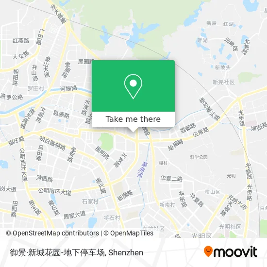 御景·新城花园-地下停车场 map