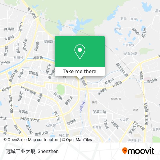 冠城工业大厦 map