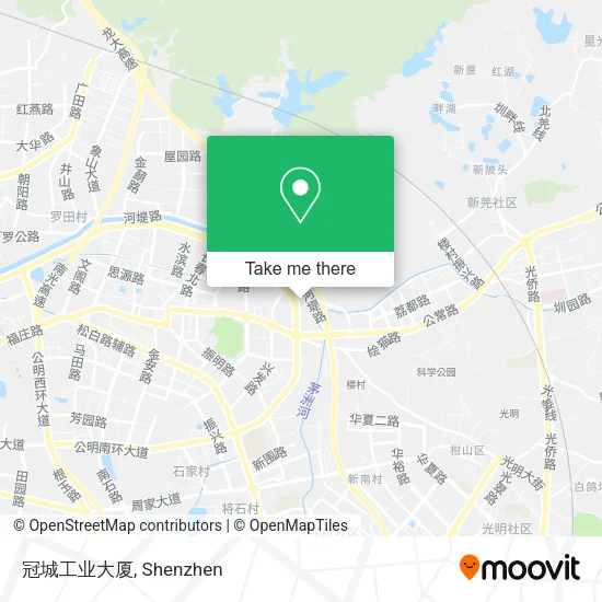 冠城工业大厦 map