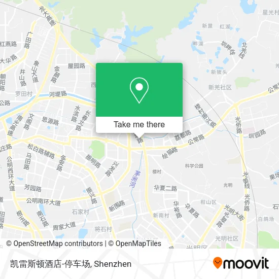凯雷斯顿酒店-停车场 map