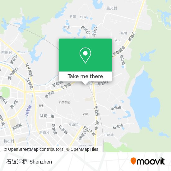 石陂河桥 map