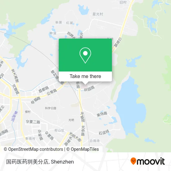 国药医药圳美分店 map