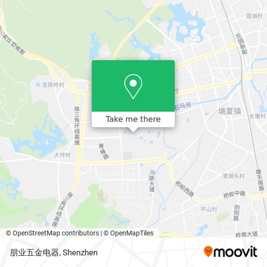 朋业五金电器 map