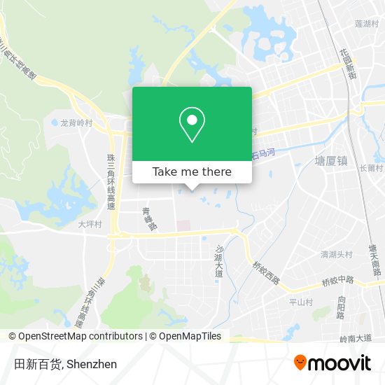 田新百货 map