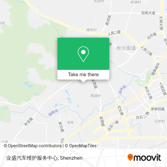 业盛汽车维护服务中心 map