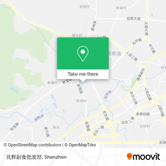 兆辉副食批发部 map