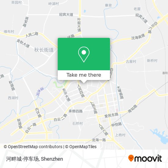 河畔城-停车场 map