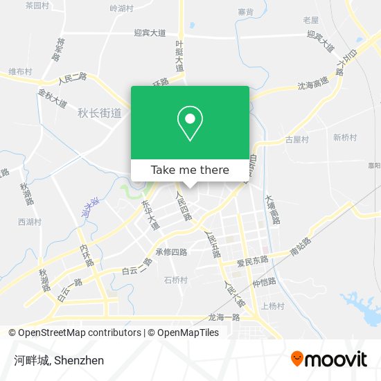 河畔城 map