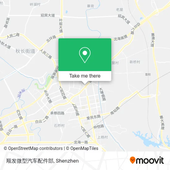 顺发微型汽车配件部 map