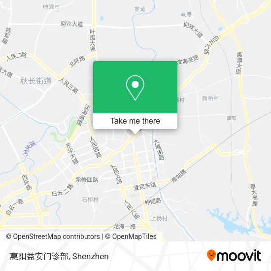 惠阳益安门诊部 map