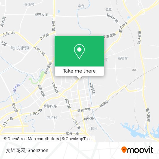 文锦花园 map