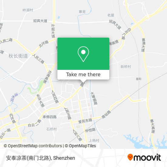 安泰凉茶(南门北路) map