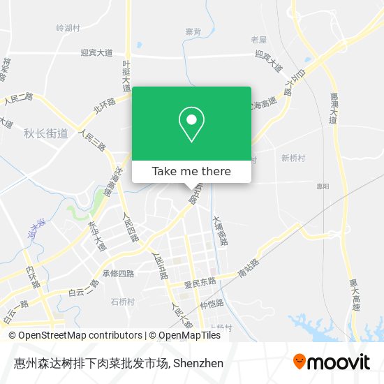 惠州森达树排下肉菜批发市场 map