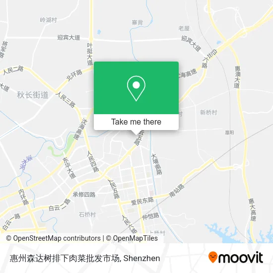 惠州森达树排下肉菜批发市场 map