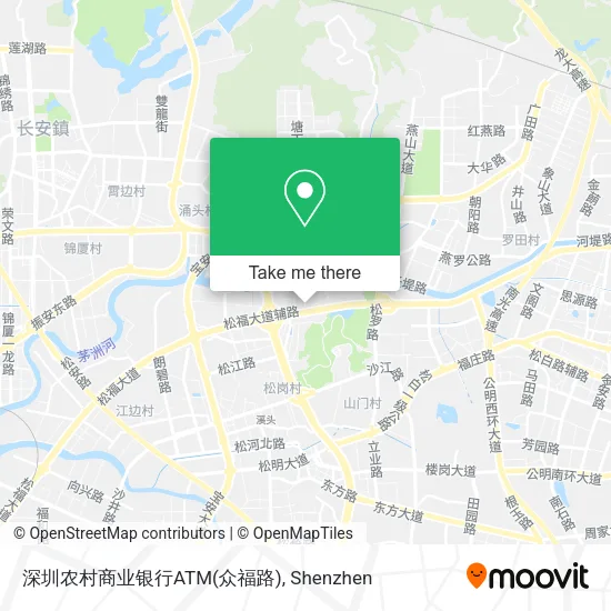 深圳农村商业银行ATM(众福路) map