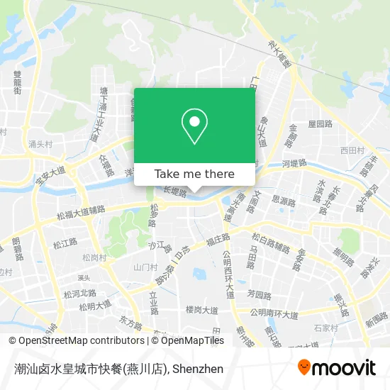 潮汕卤水皇城市快餐(燕川店) map