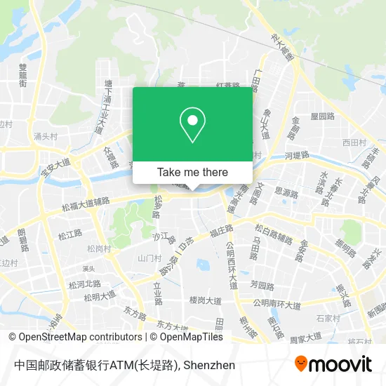 中国邮政储蓄银行ATM(长堤路) map