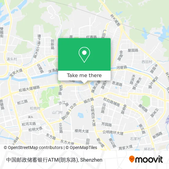 中国邮政储蓄银行ATM(朗东路) map