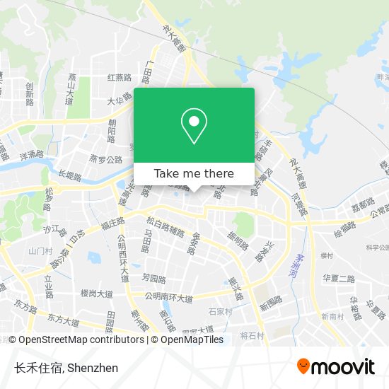 长禾住宿 map