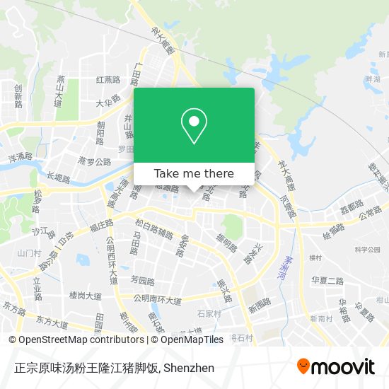 正宗原味汤粉王隆江猪脚饭 map