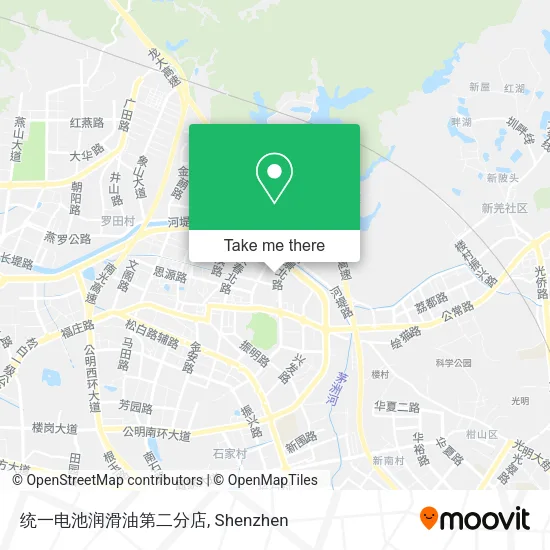 统一电池润滑油第二分店 map