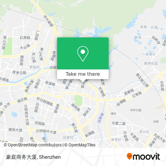 豪庭商务大厦 map