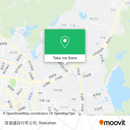 喜德盛自行车公司 map