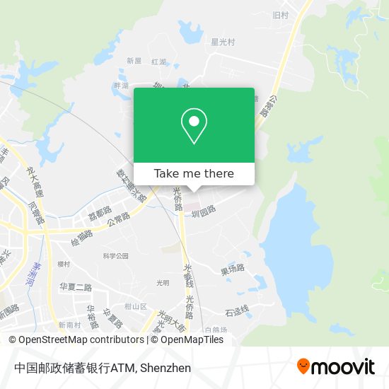 中国邮政储蓄银行ATM map