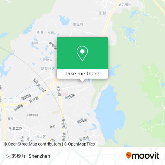 运来餐厅 map