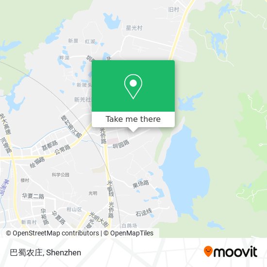 巴蜀农庄 map