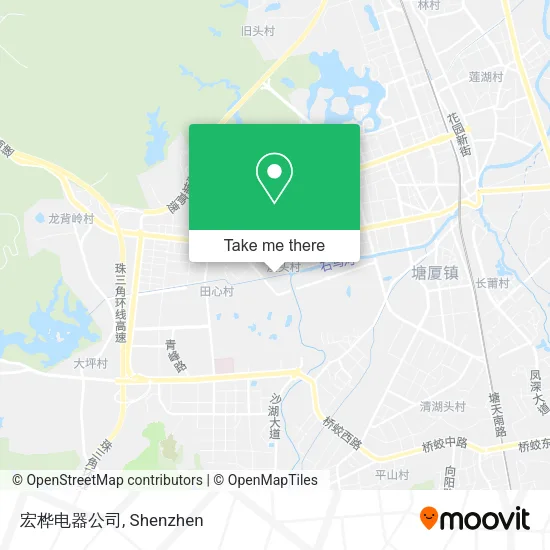 宏桦电器公司 map