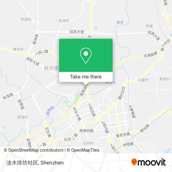 淡水排坊社区 map
