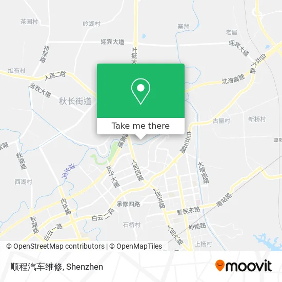 顺程汽车维修 map