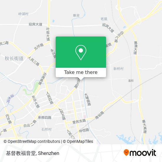 基督教福音堂 map