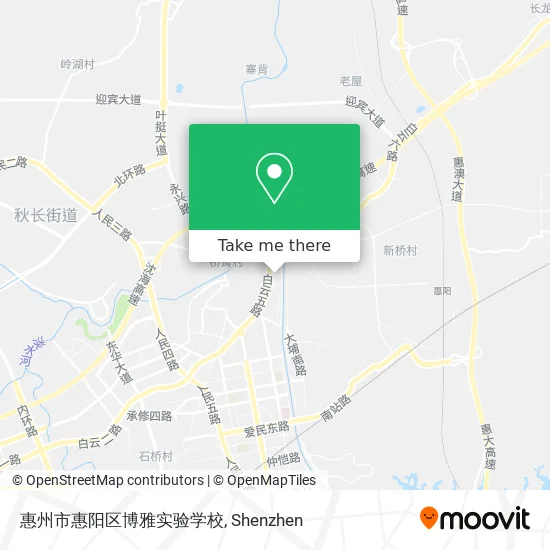 惠州市惠阳区博雅实验学校 map