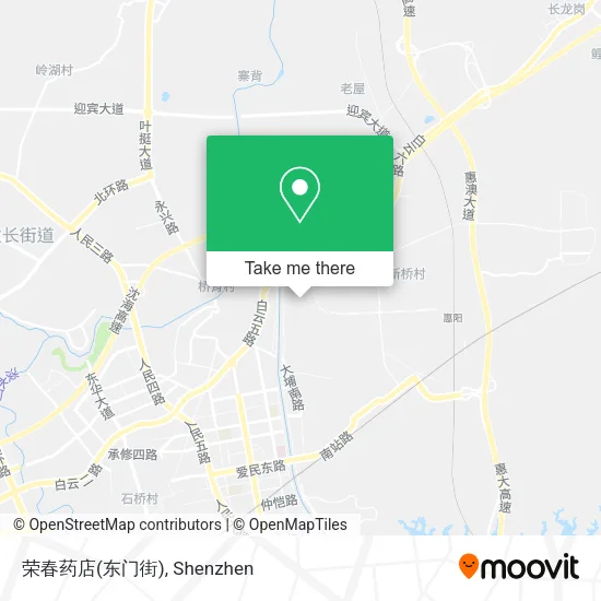 荣春药店(东门街) map