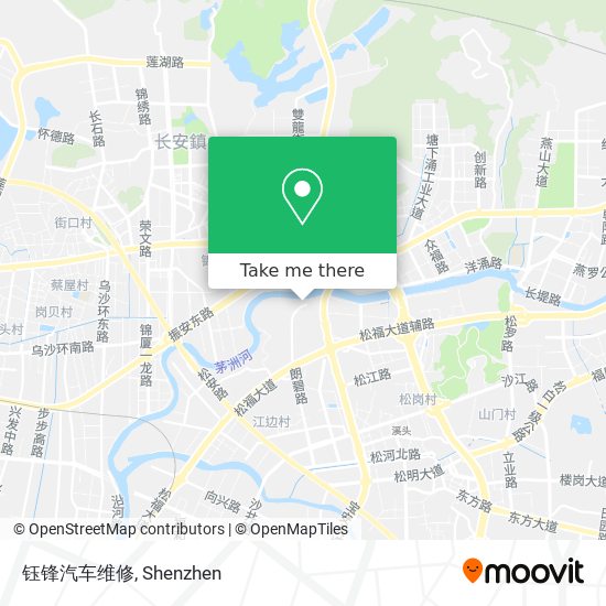 钰锋汽车维修 map
