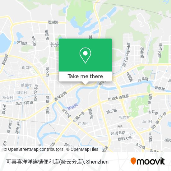 可喜喜洋洋连锁便利店(娅云分店) map