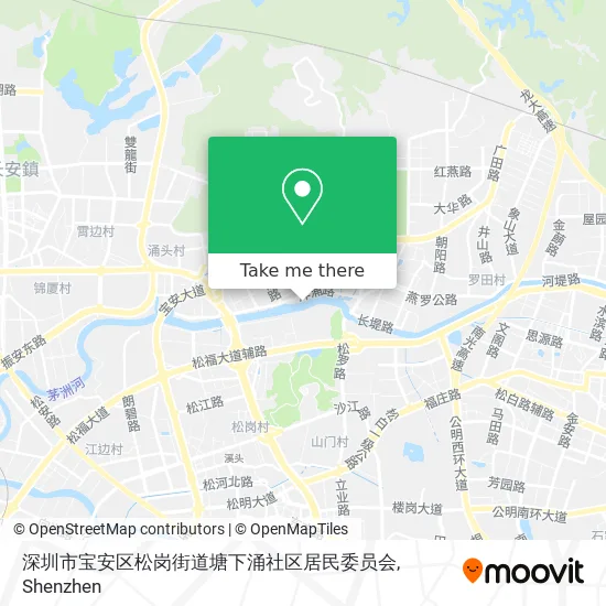 深圳市宝安区松岗街道塘下涌社区居民委员会 map
