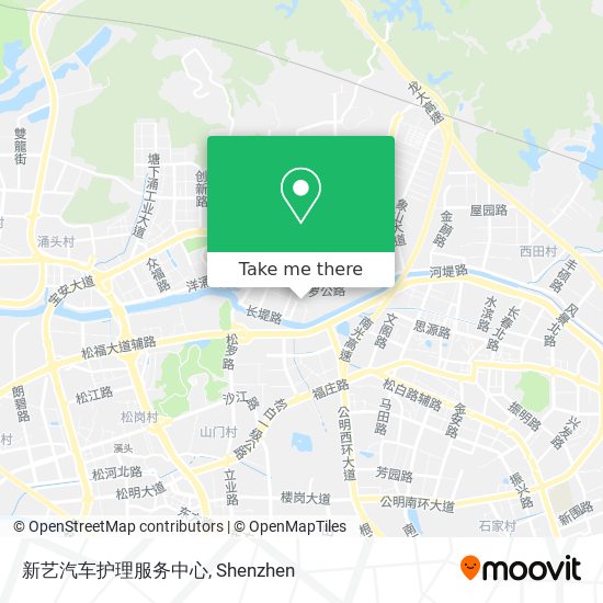 新艺汽车护理服务中心 map