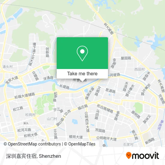 深圳嘉宾住宿 map