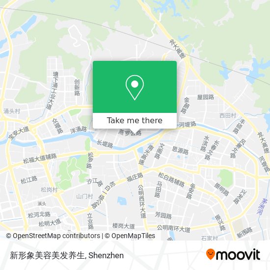 新形象美容美发养生 map