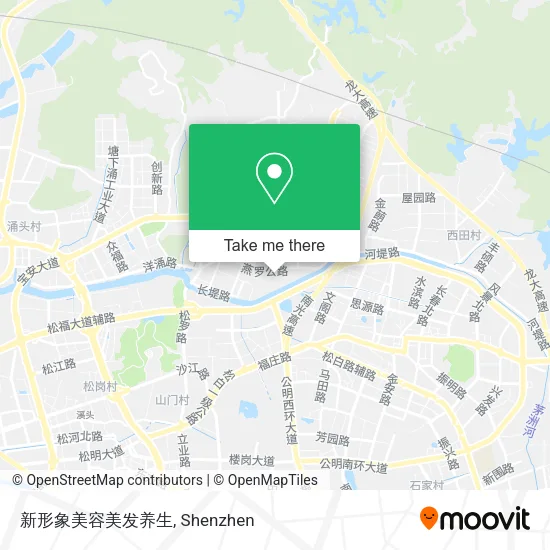 新形象美容美发养生 map