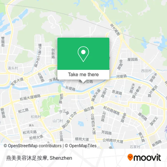 燕美美容沐足按摩 map