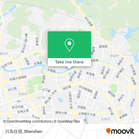 川岛住宿 map