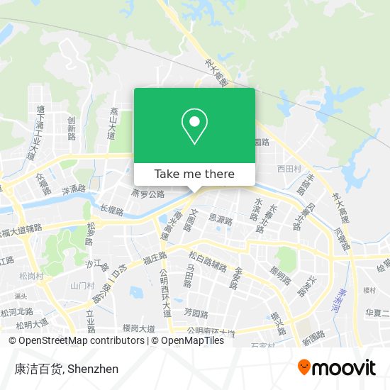 康洁百货 map